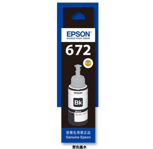 爱普生672墨水黑色